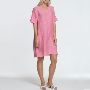 NWT Hinson Wu “Jackie” Mini Dress with Pockets in Bright Pink Sz  X-Small